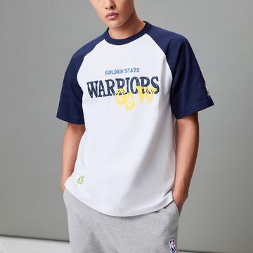 【NBA聯名系列】勇士隊插肩袖直身T恤