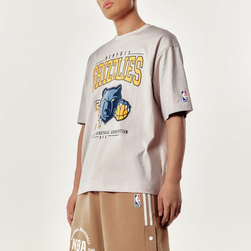 【NBA聯名系列】灰熊隊印花寬鬆T恤