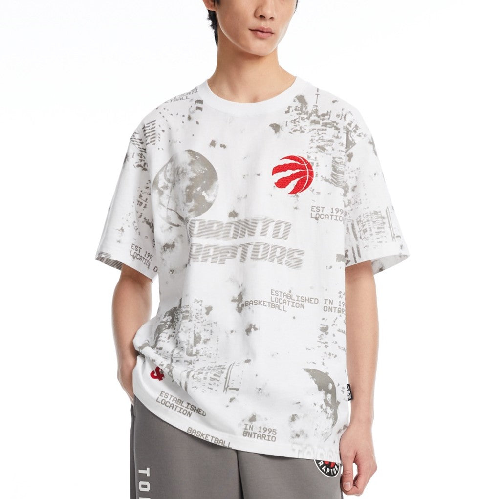 【NBA聯名系列】暴龍隊滿版印花直身T恤