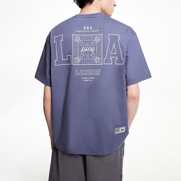 【NBA聯名系列】湖人隊刺繡直身T恤