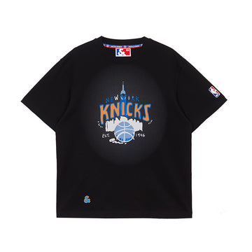 【NBA聯名系列】尼克隊塗鴉直身T恤
