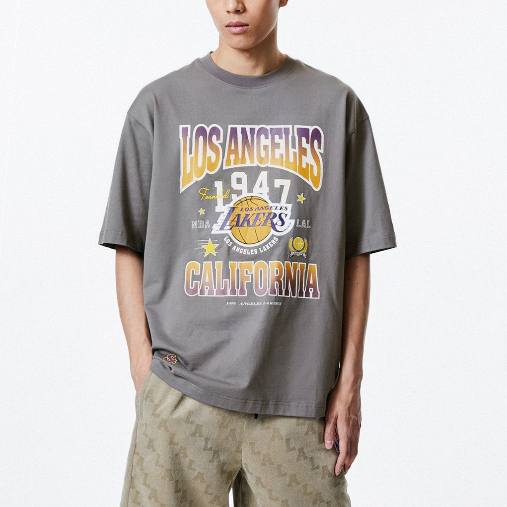 【NBA聯名系列】湖人隊紫金光榮寬鬆T恤