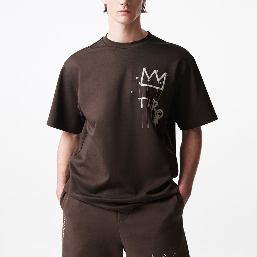 【Basquiat聯名系列】經典皇冠直身T恤