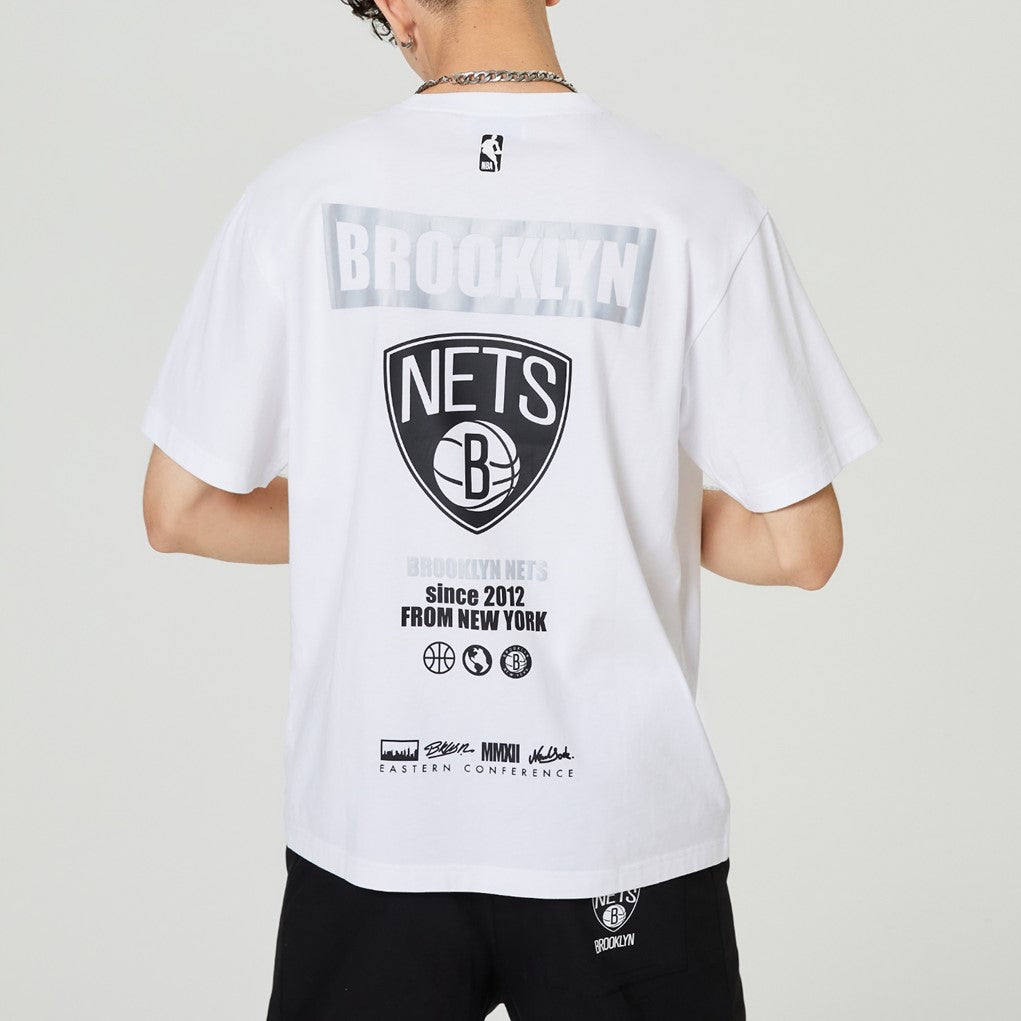 【NBA聯名系列】籃網隊直身T恤