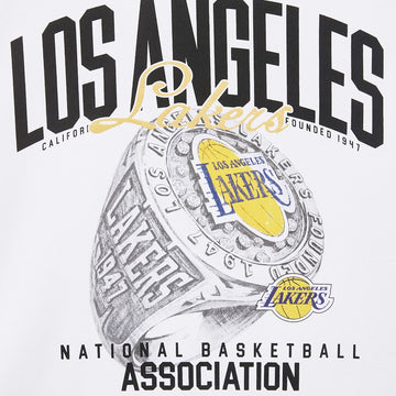 【NBA聯名系列】湖人隊冠軍戒寬鬆T恤