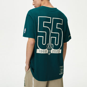 【NBA聯名系列】公鹿隊55週年限定直身T恤