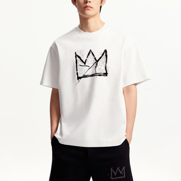 【Basquiat聯名系列】經典皇冠直身T恤