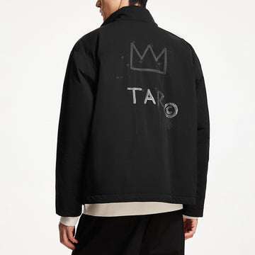 【Basquiat聯名系列】經典皇冠立領外套