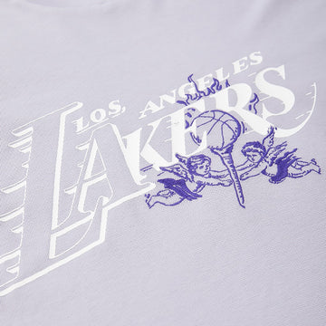 【NBA聯名系列】湖人隊塗鴉LOGO直身T恤