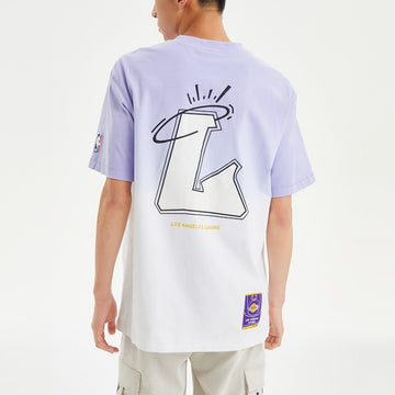 【NBA聯名系列】湖人隊炫染直身T恤