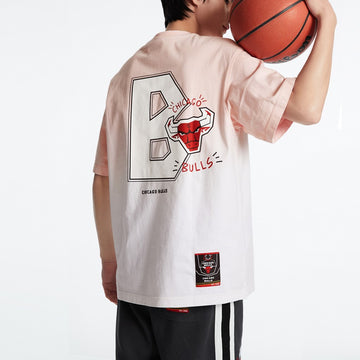 【NBA聯名系列】公牛隊炫染直身T恤