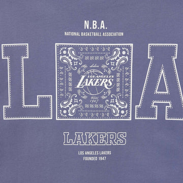 【NBA聯名系列】湖人隊刺繡直身T恤