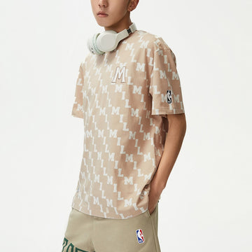 【NBA聯名系列】灰熊隊滿版字母直身T恤