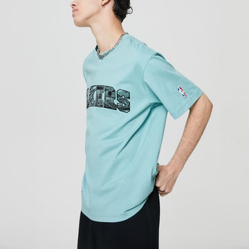 【NBA聯名系列】湖人隊手繪LOGO直身T恤